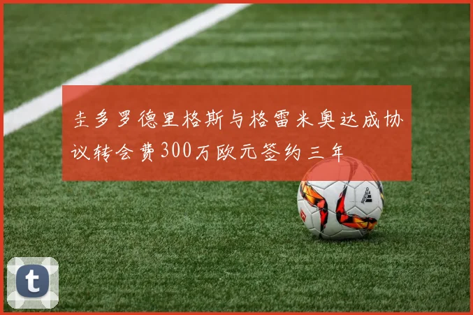 圭多罗德里格斯与格雷米奥达成协议转会费300万欧元签约三年